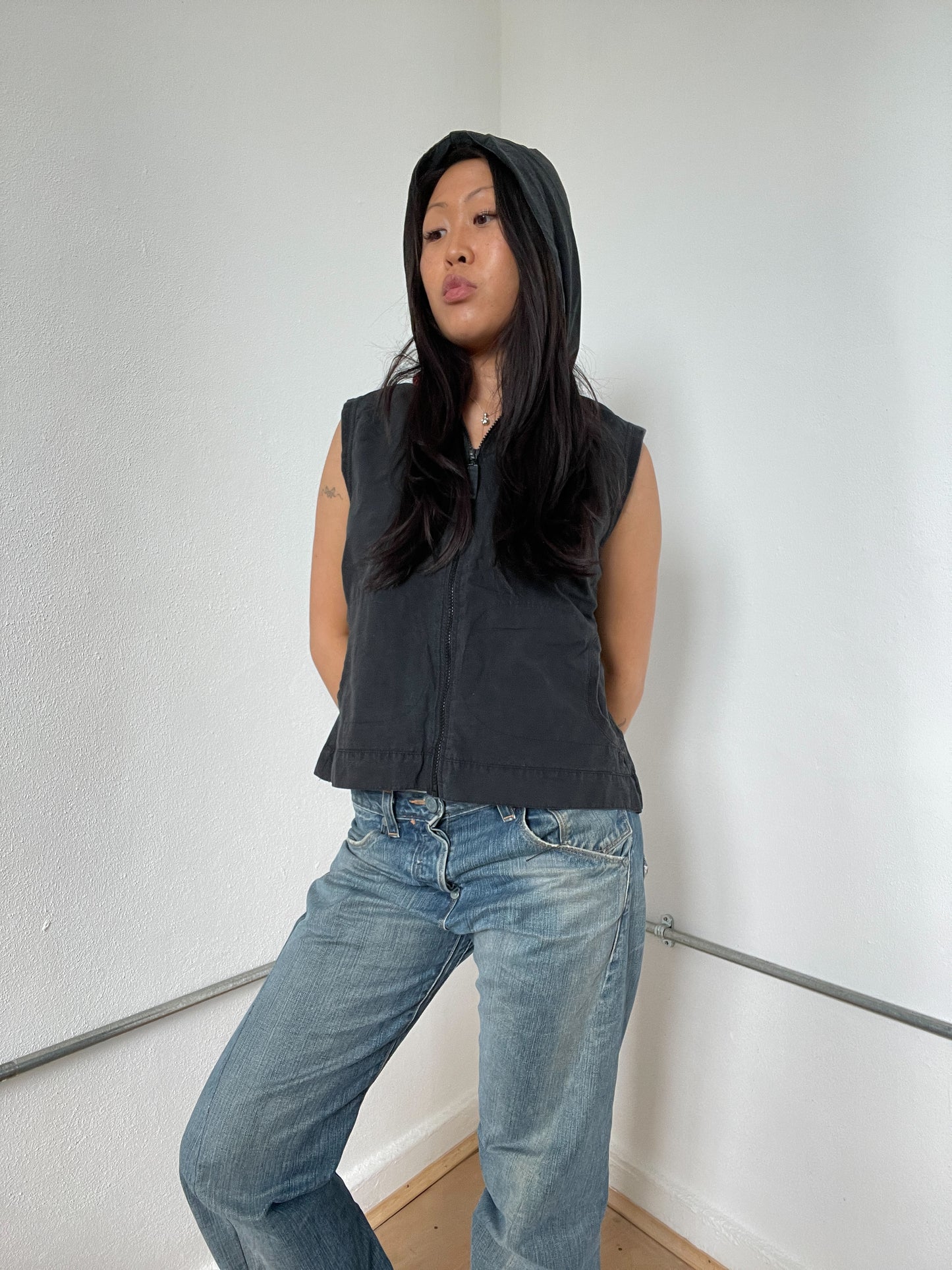 Dark Grey Vest Jacket
