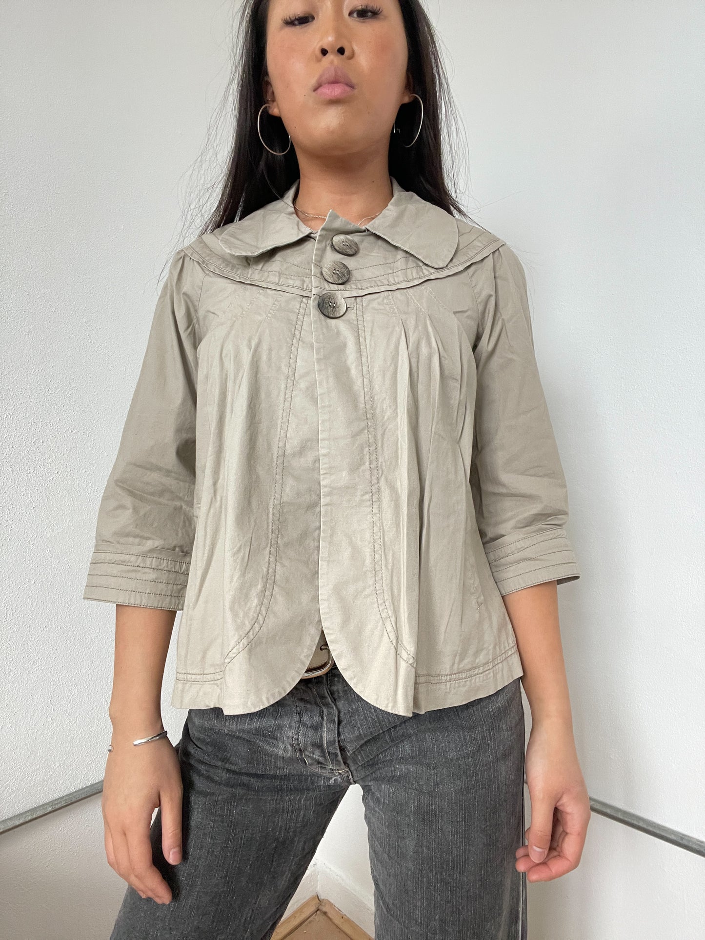 Camel Canvas Swing Jacket