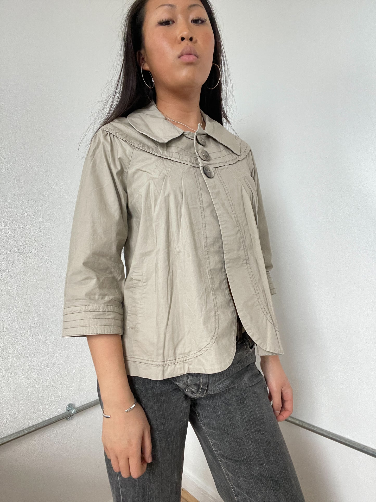 Camel Canvas Swing Jacket