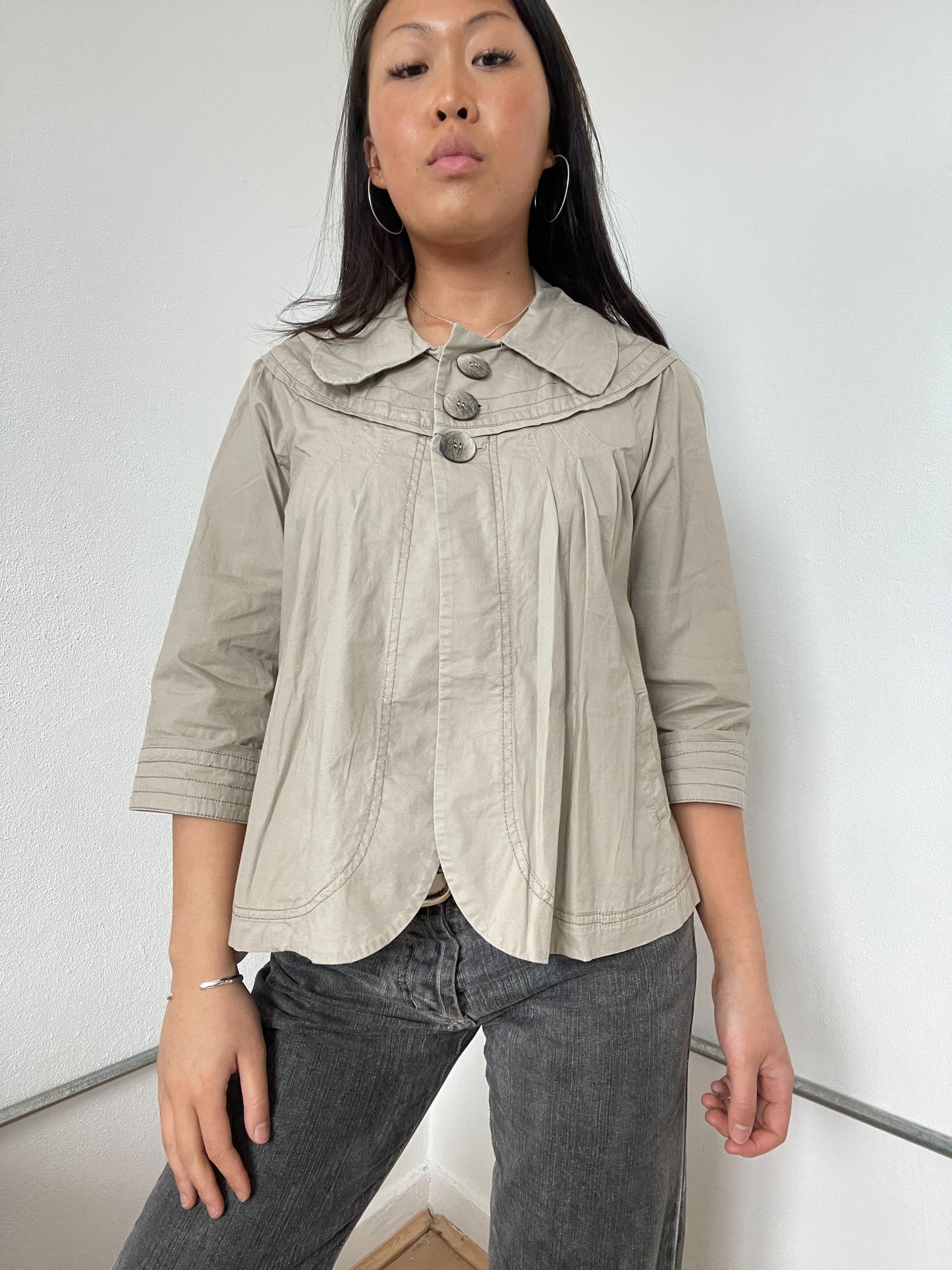 Camel Canvas Swing Jacket