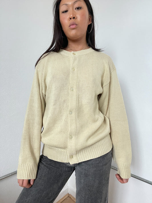 Baby Yellow Knit Cardigan