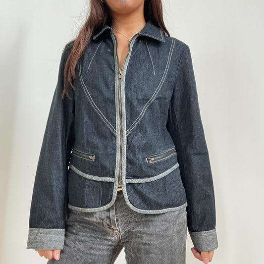 Vintage Fitted Denim Shirt