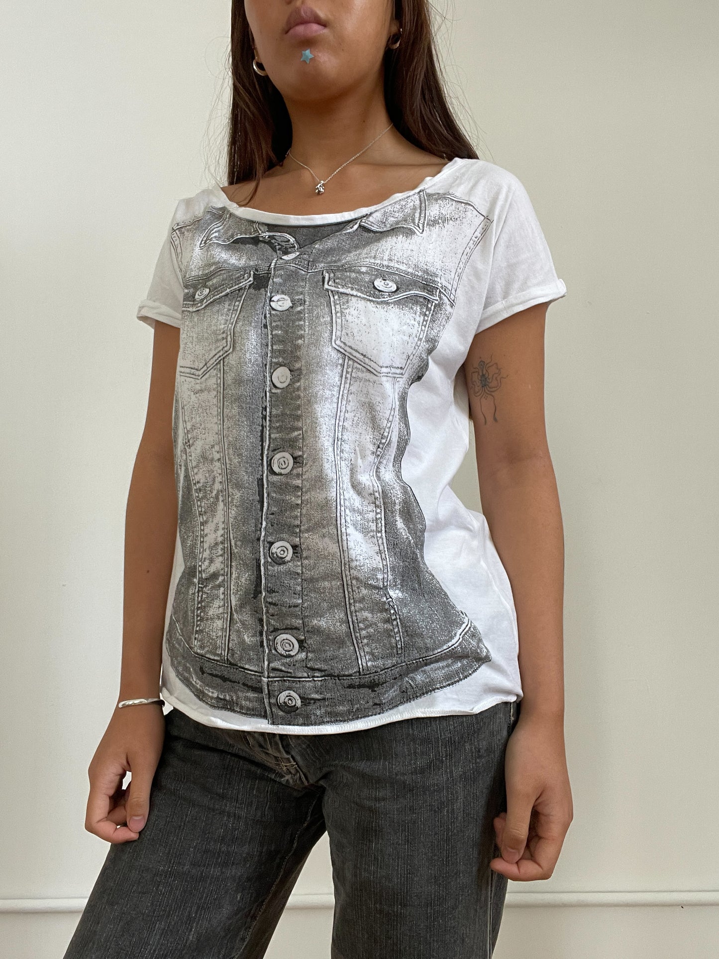 Vintage Graphic Print Top