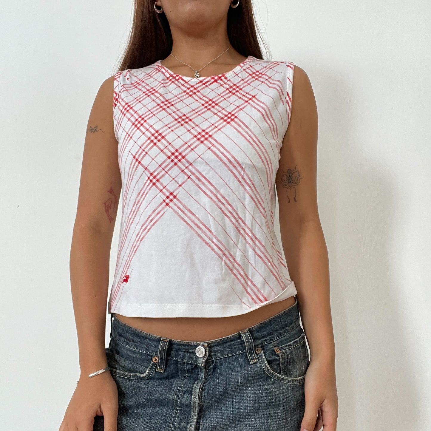 Vintage White Burberry Top