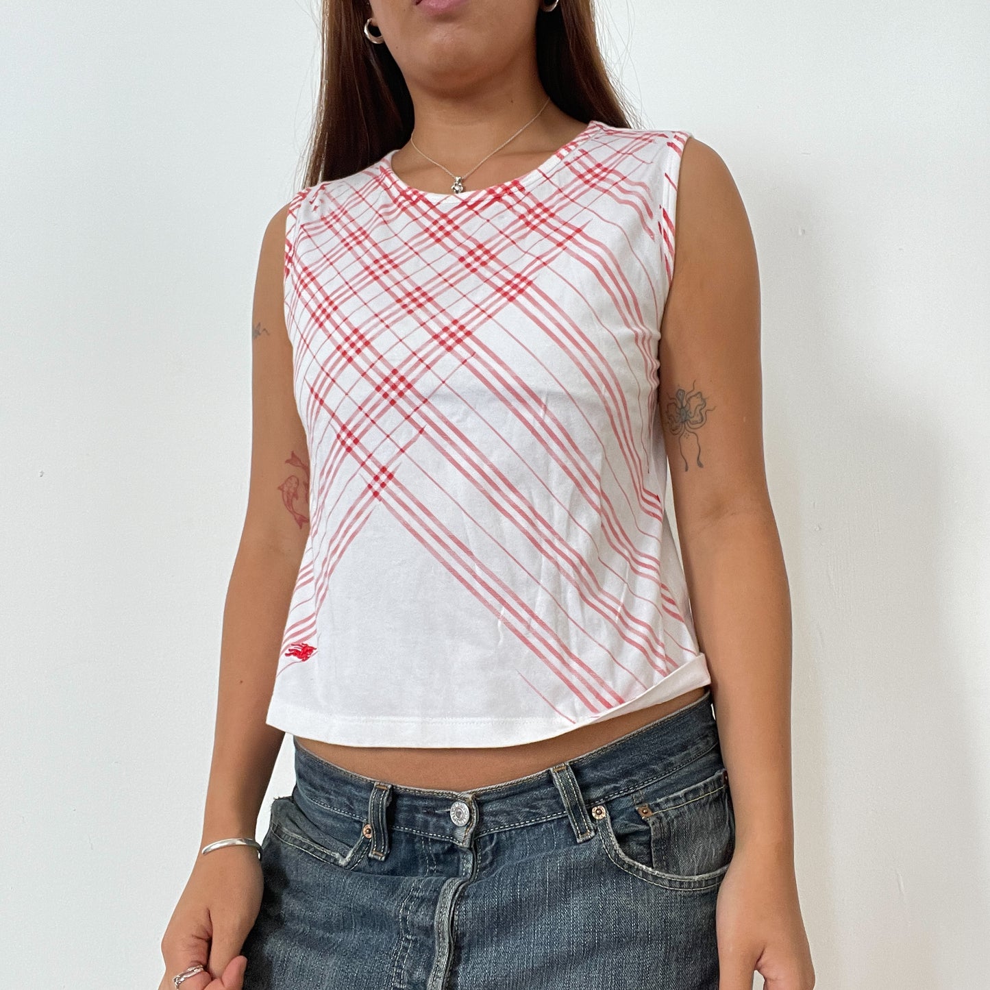 Vintage White Burberry Top