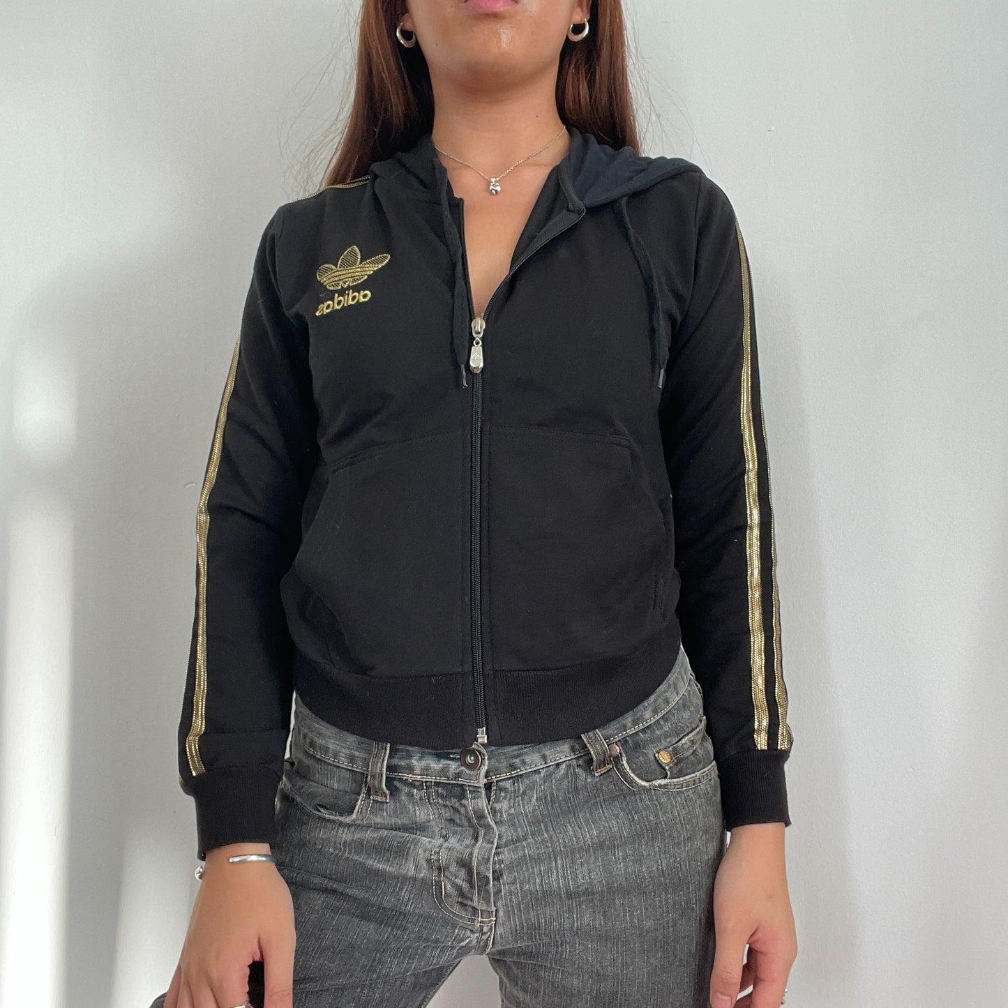 Vintage Black Adidas Track Jacket
