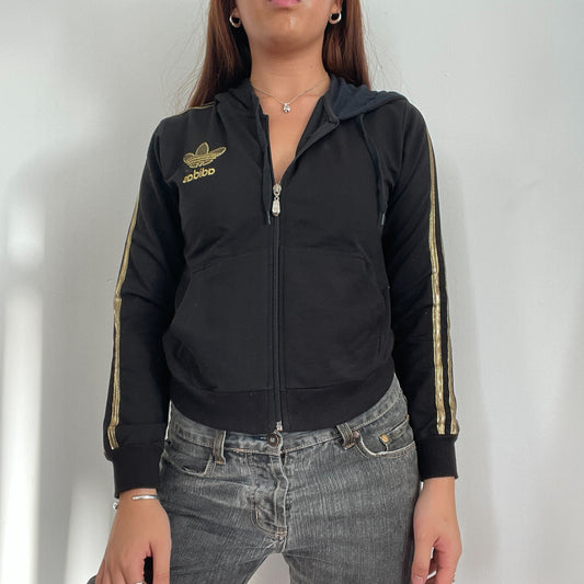 Vintage Black Adidas Track Jacket
