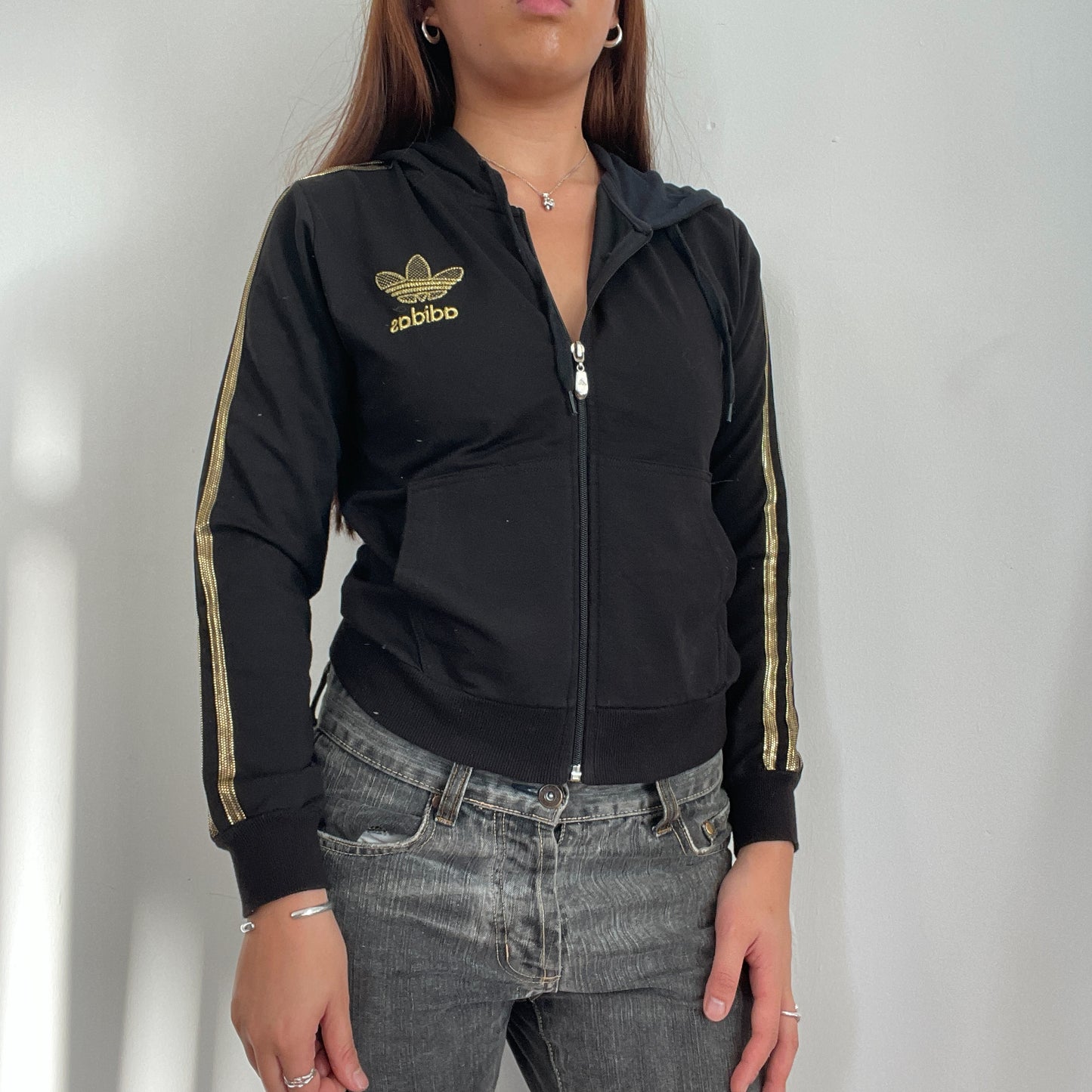 Vintage Black Adidas Track Jacket