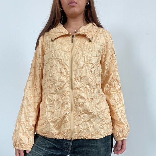 Vintage Gold/Yellow Textured Shirt Jacket
