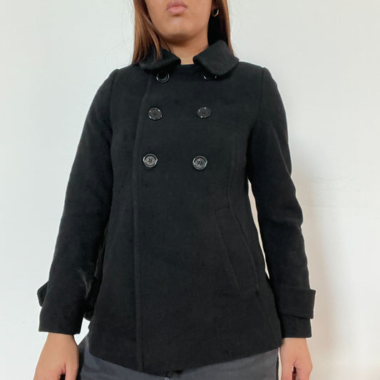 Vintage black pea coat