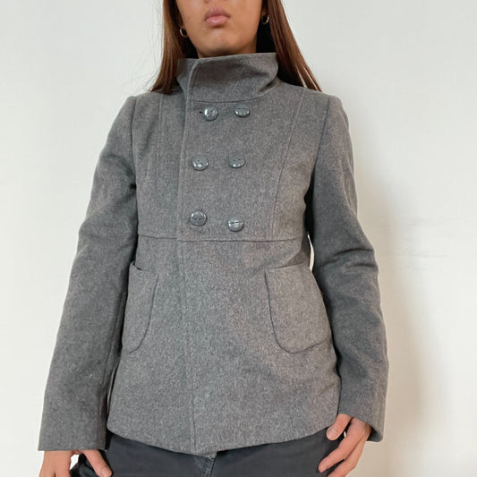 Vintage grey pea coat