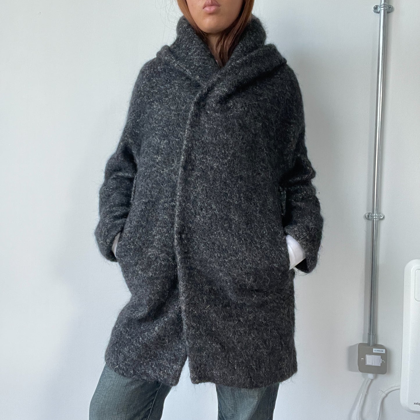 Dark grey wool coat Cop Copine Coat