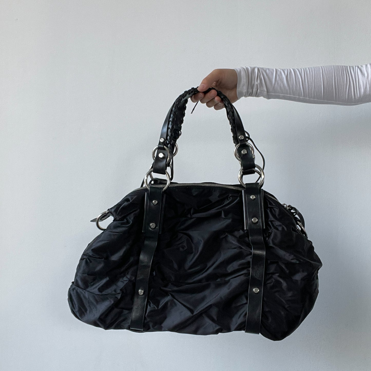 Italian Black Shoulder Bag