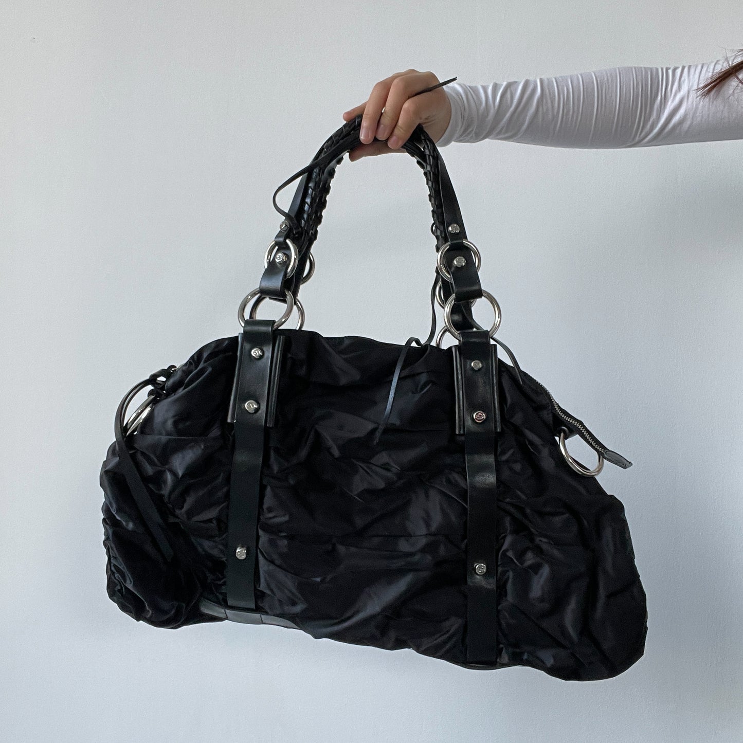Italian Black Shoulder Bag