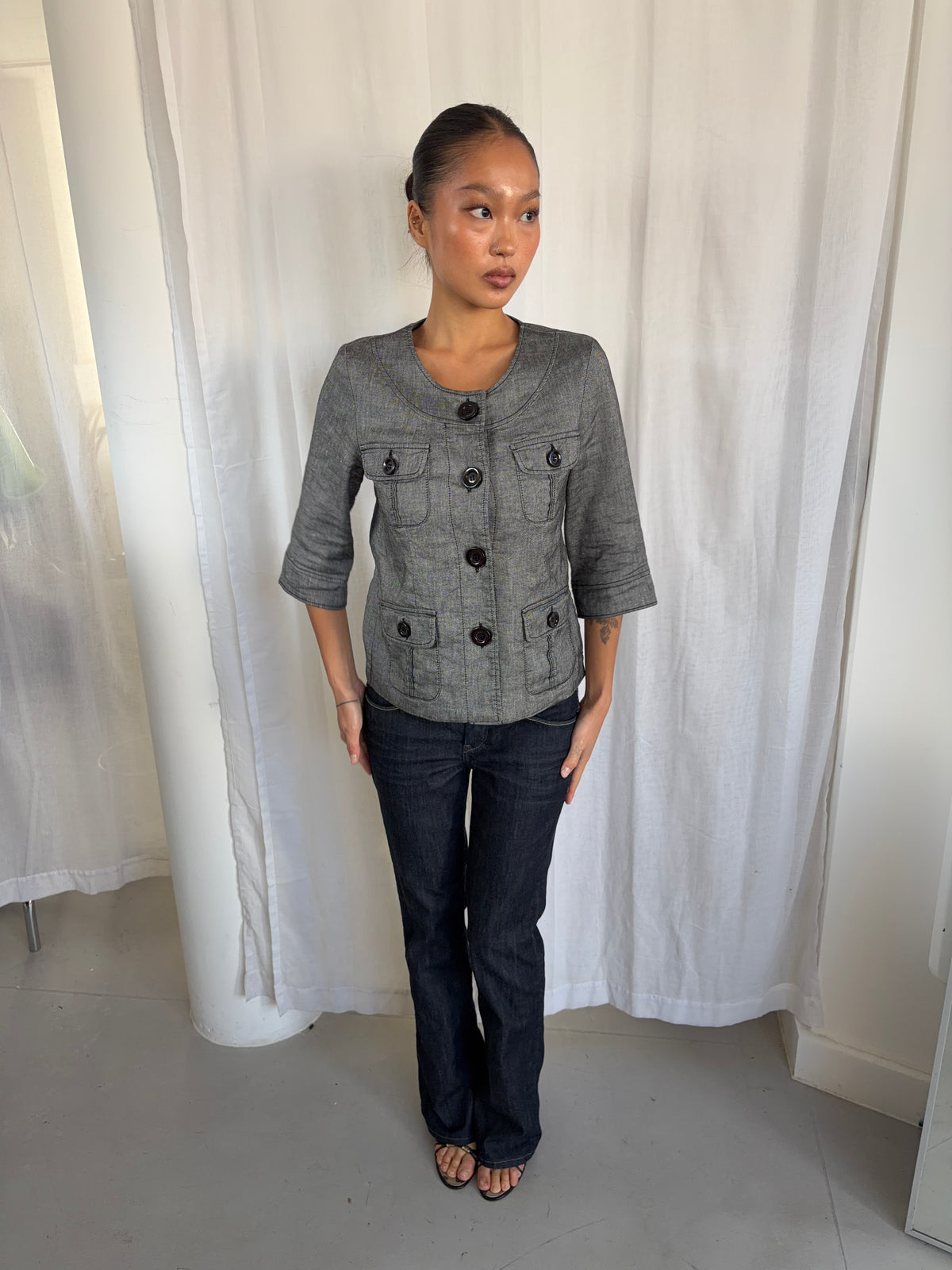 Vintage Button Up Jacket