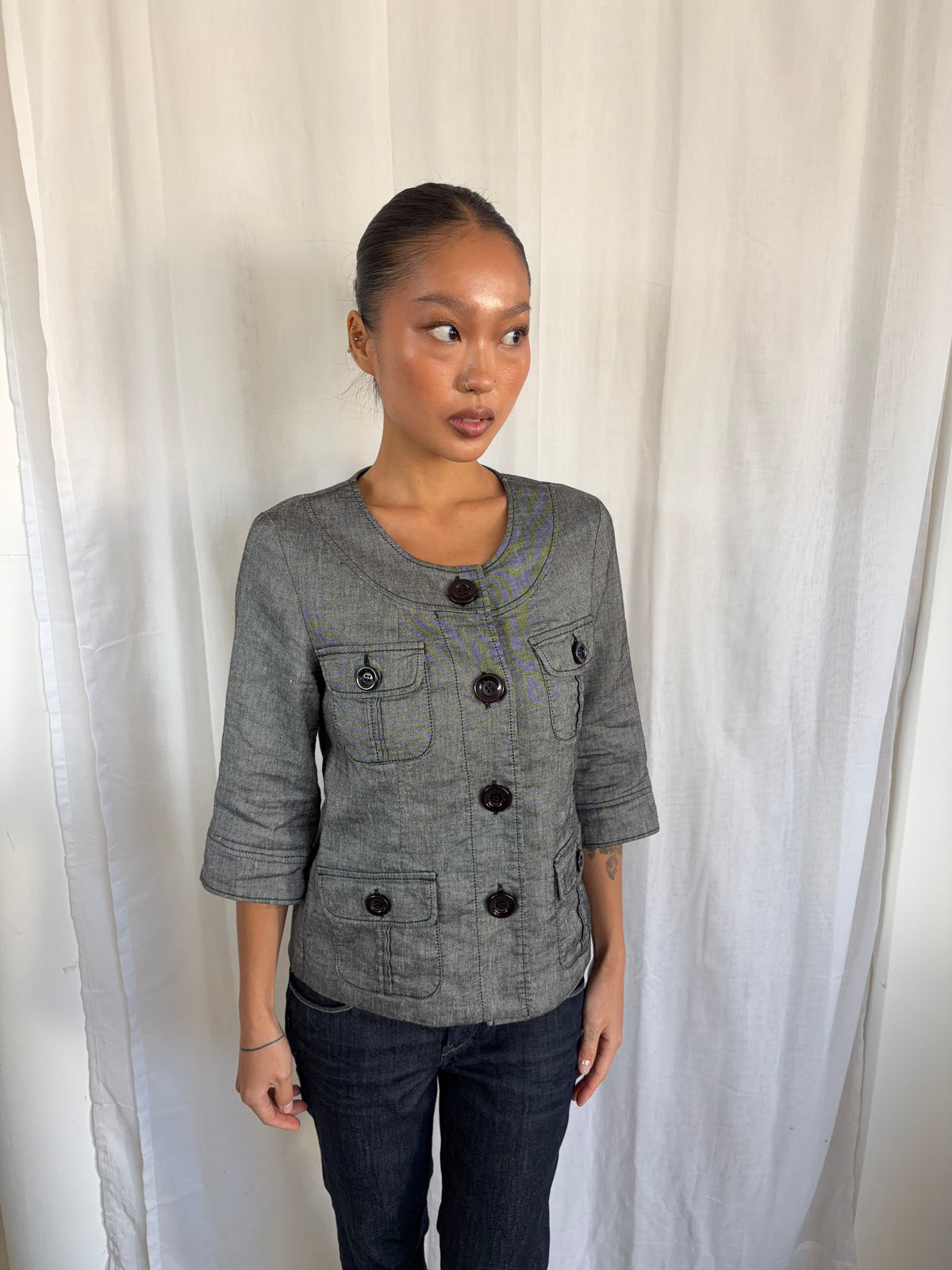 Vintage Button Up Jacket