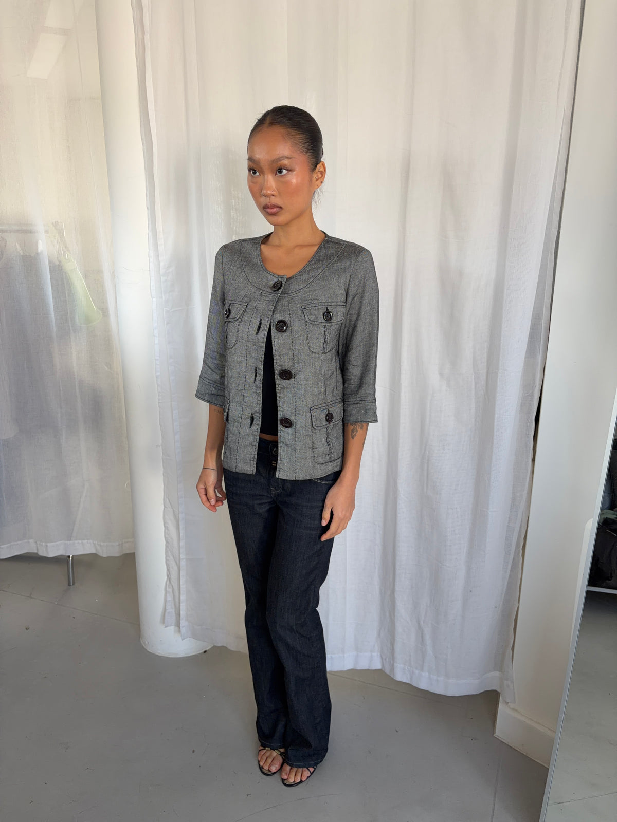 Vintage Button Up Jacket
