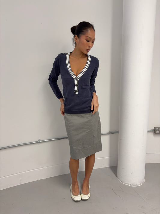 Vintage V Neck Jumper