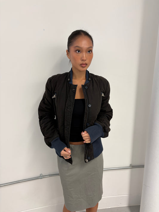 Vintage Zip Up Padded Jacket