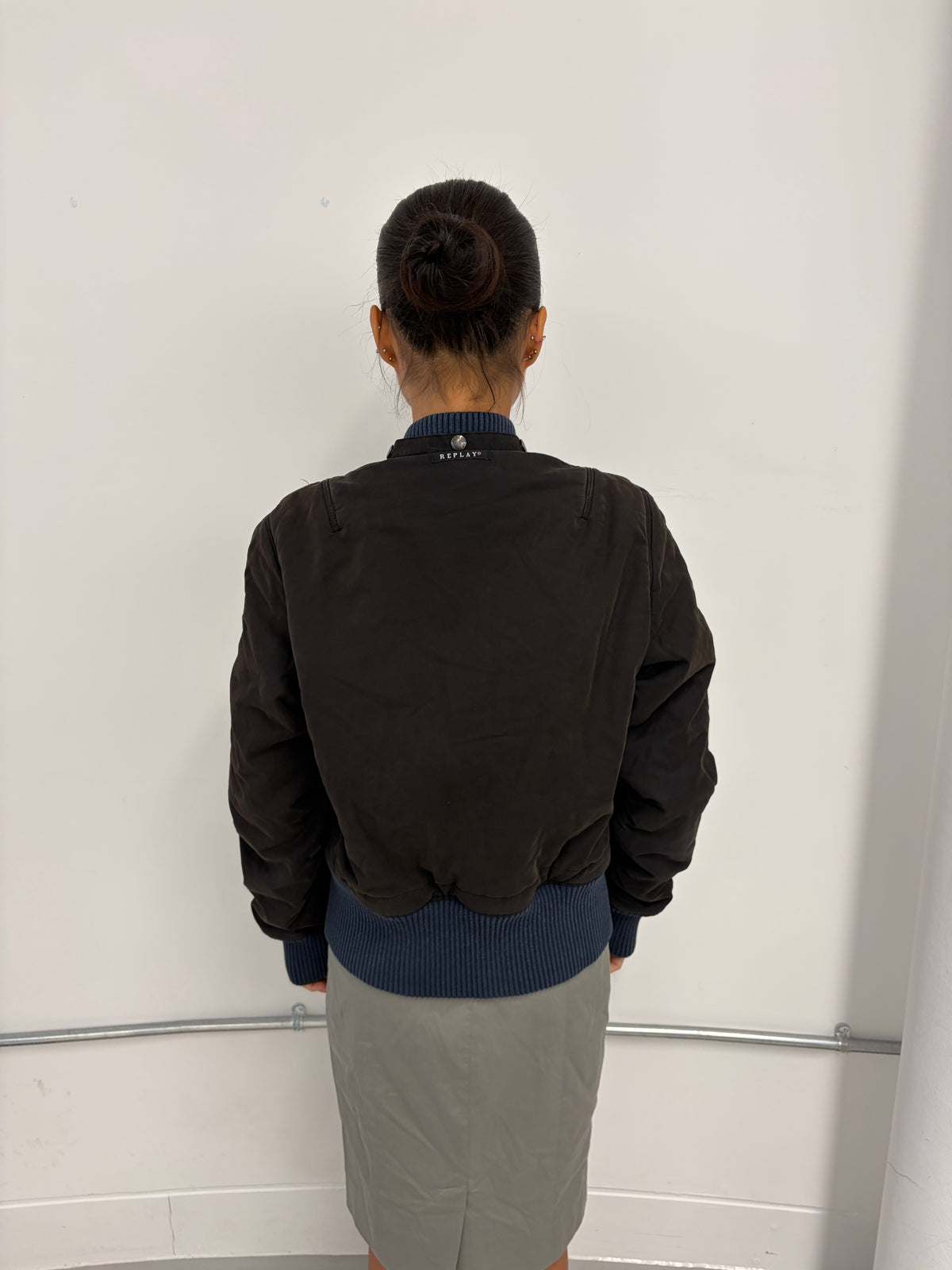 Vintage Zip Up Padded Jacket
