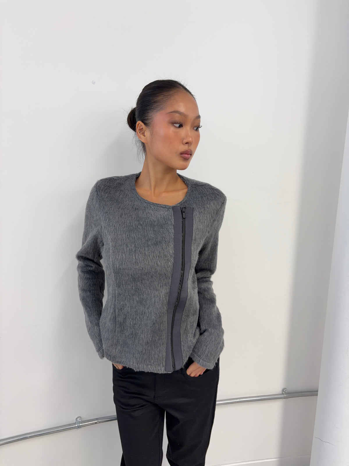 Vintage Faux Pony Fur Jumper