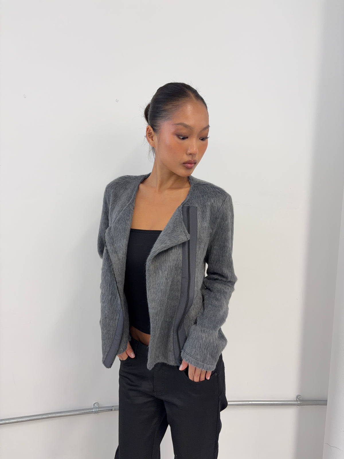 Vintage Faux Pony Fur Jumper