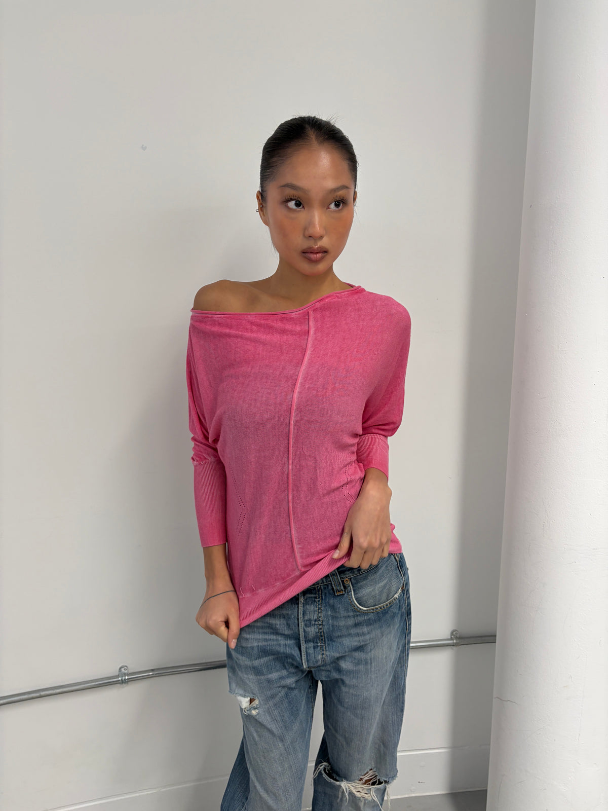 Vintage Guess One Shoulder Top