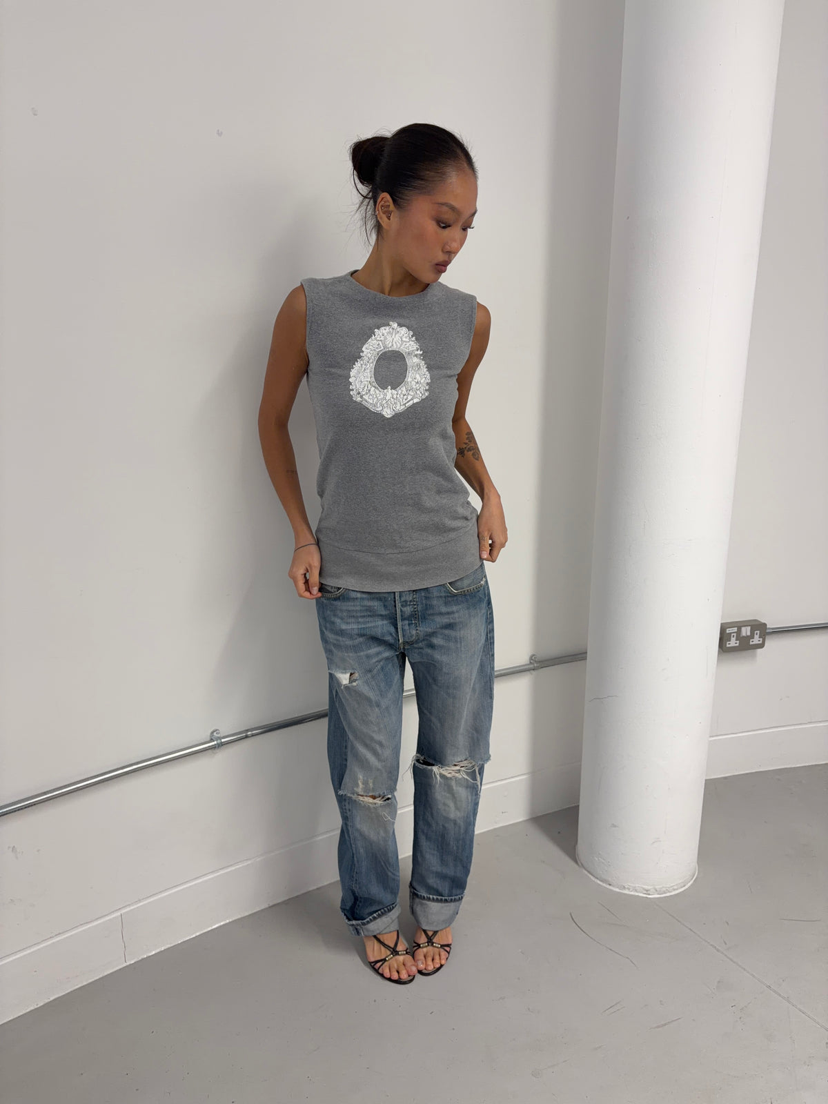 Vintage Thick Graphic Tank Top