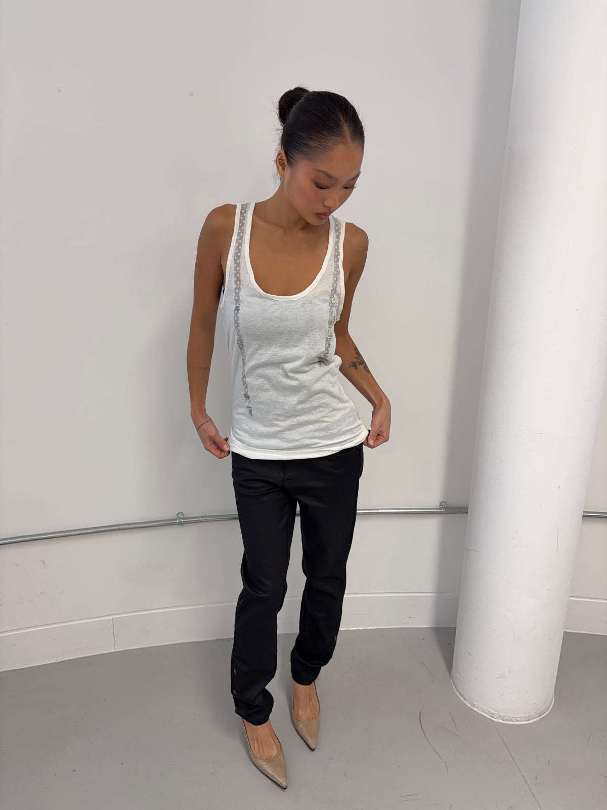 Vintage Graphic Vest Top
