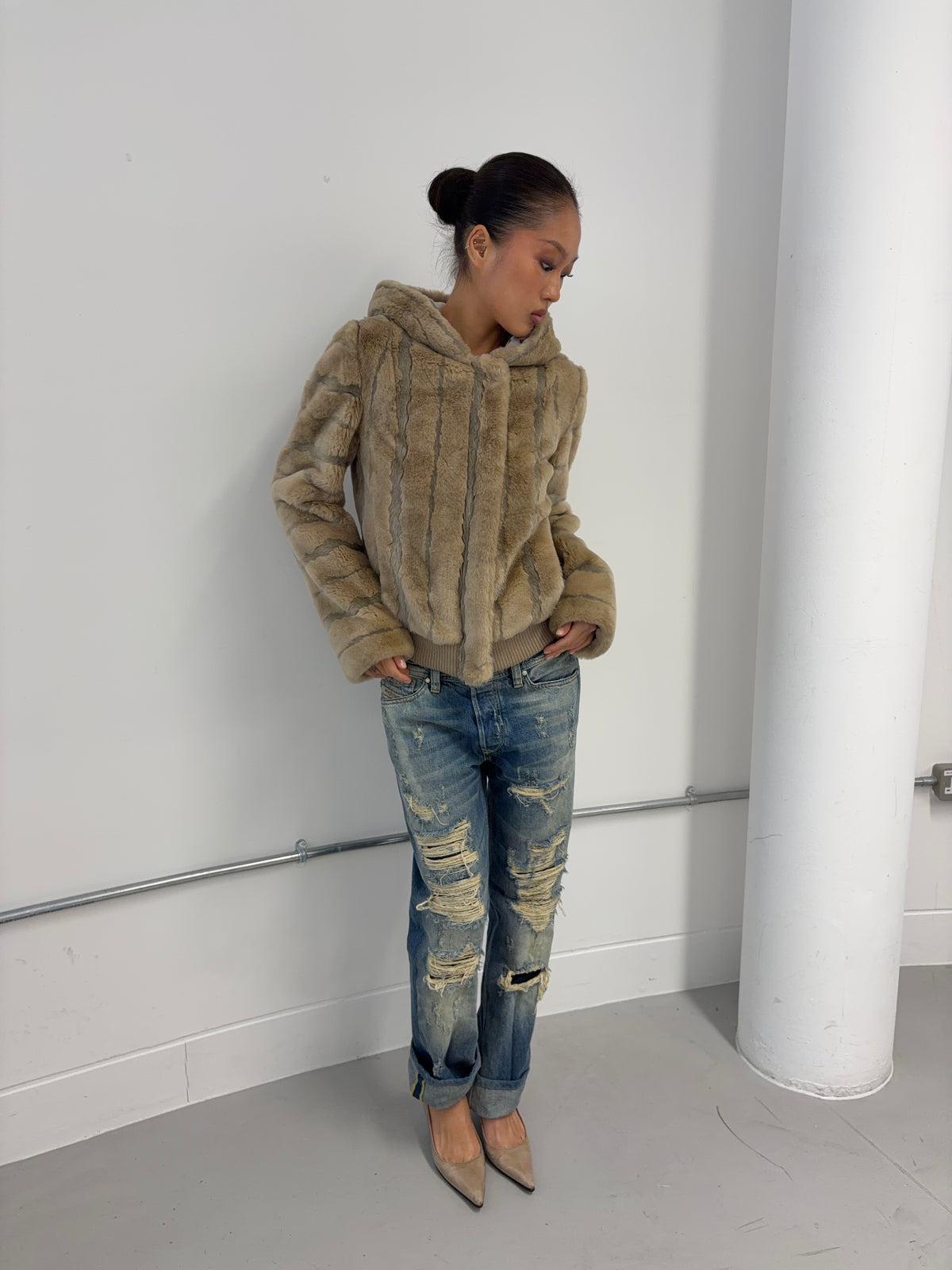 Vintage Faux Fur Jacket