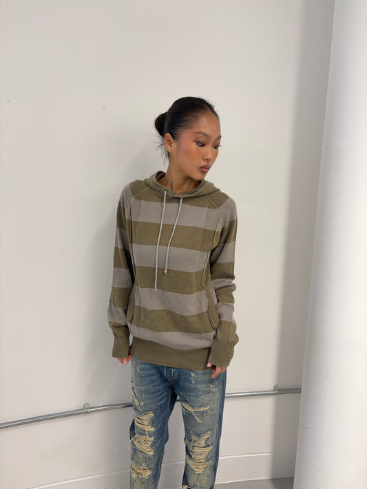 Vintage Striped Hoodie