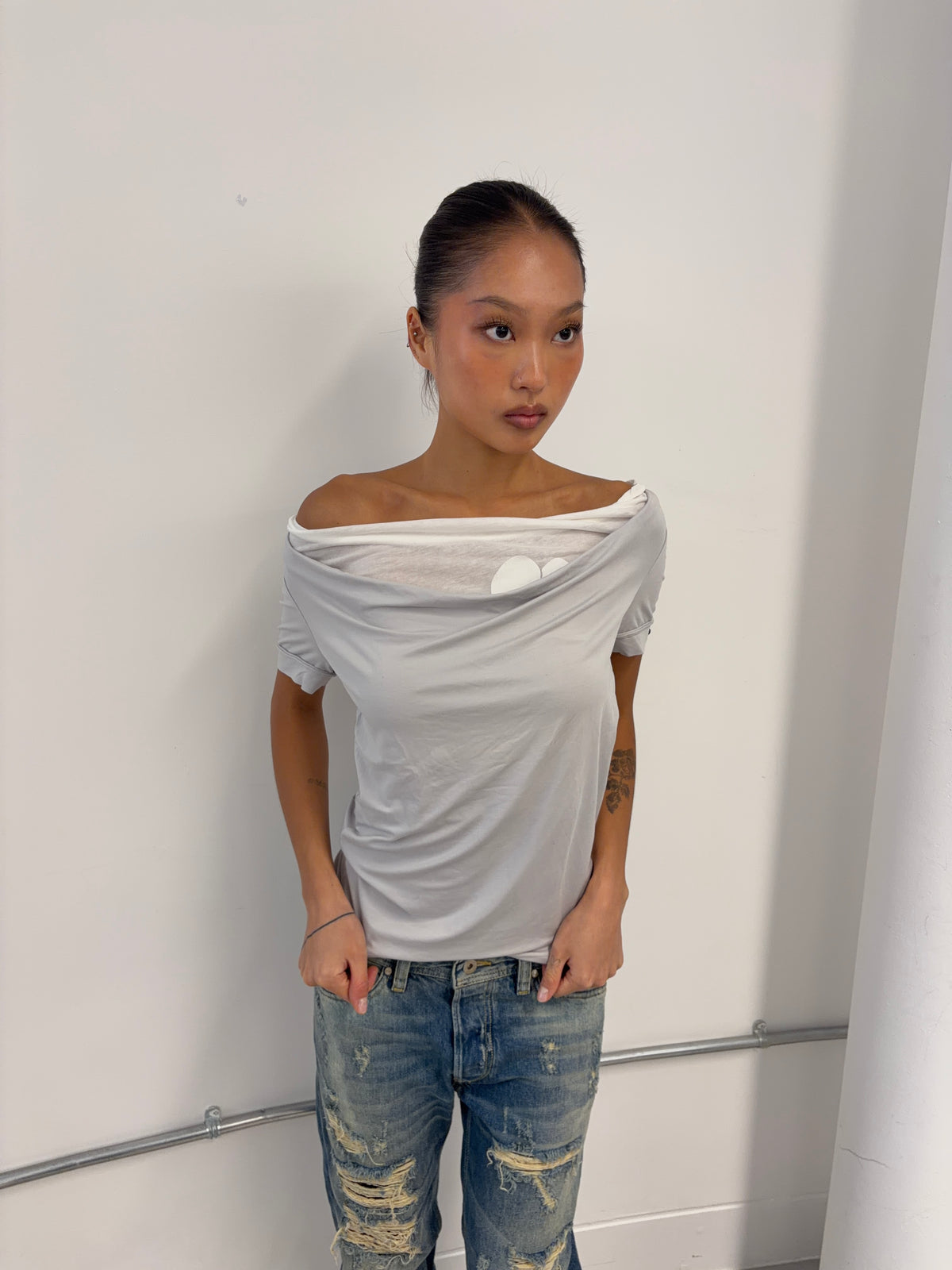 Vintage Cop Copine Two Layer Top