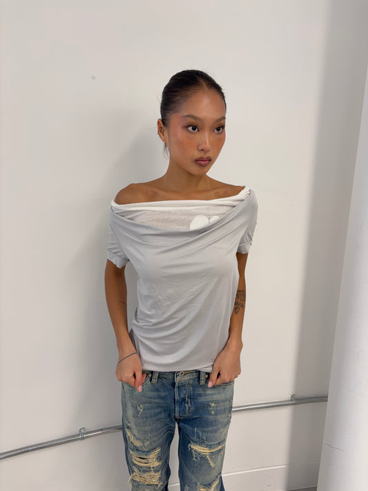 Vintage Cop Copine Two Layer Top