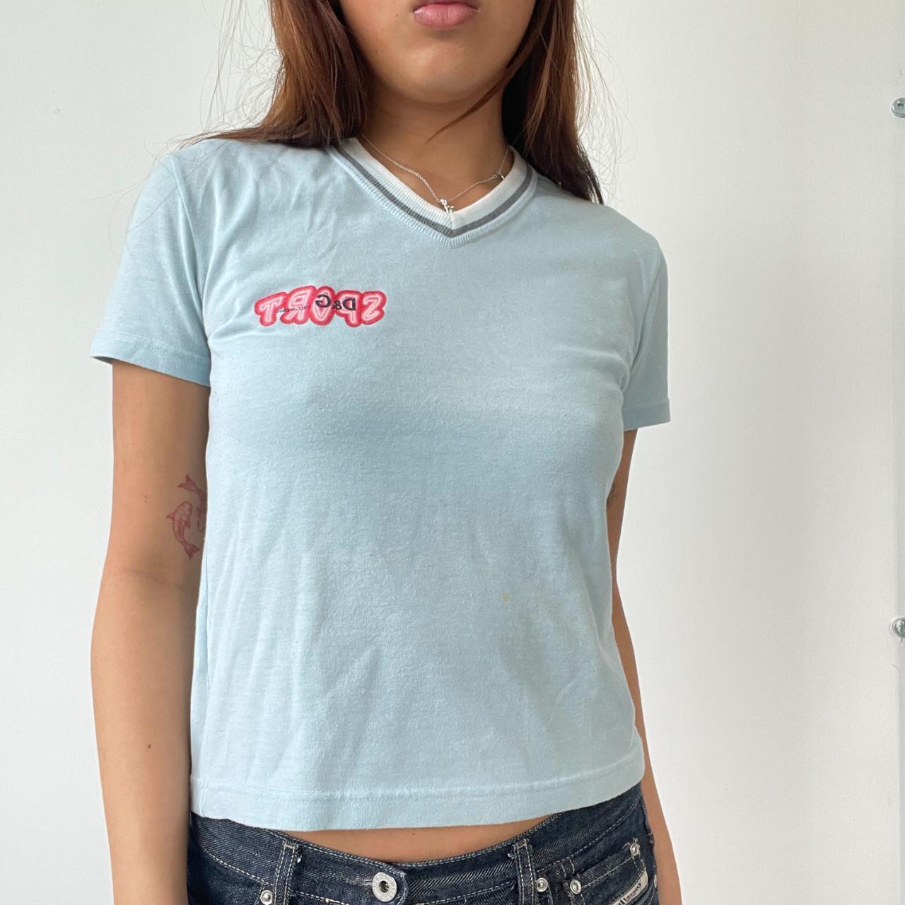 Light Blue D&G Baby Tee
