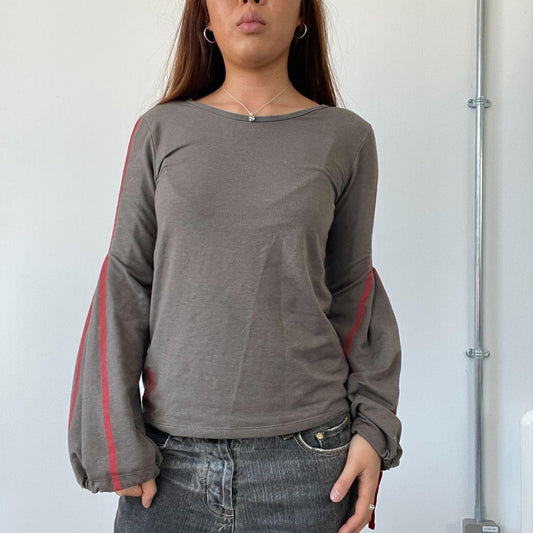 Brown Cop Copine Balloon Top