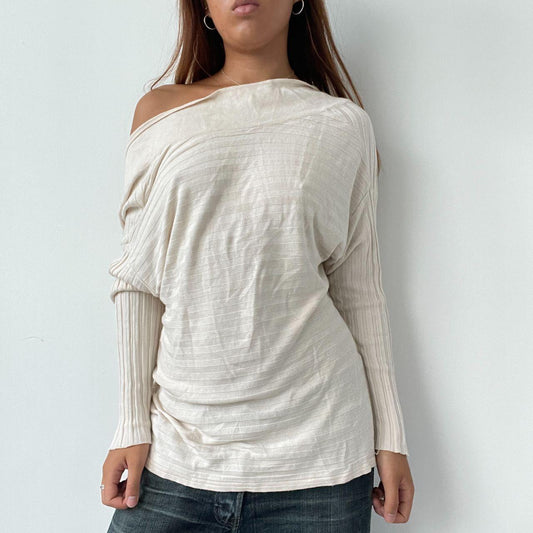 Vintage Off the Shoulder Jumper