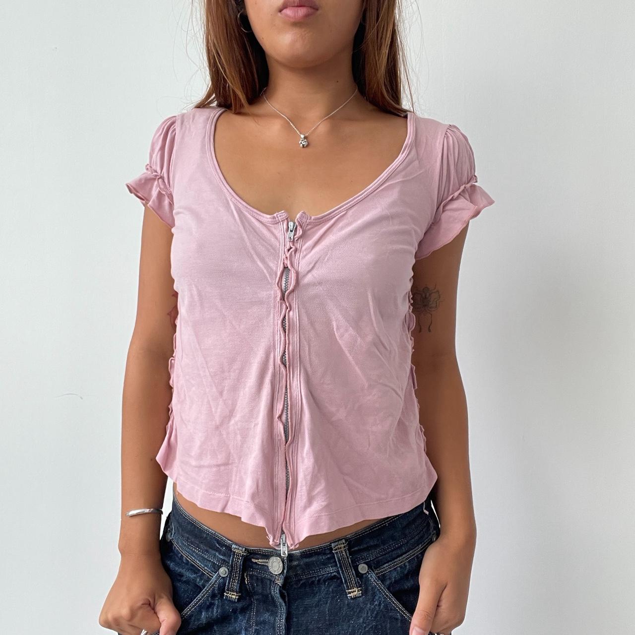 Vintage Cop Copine Zip Up Top