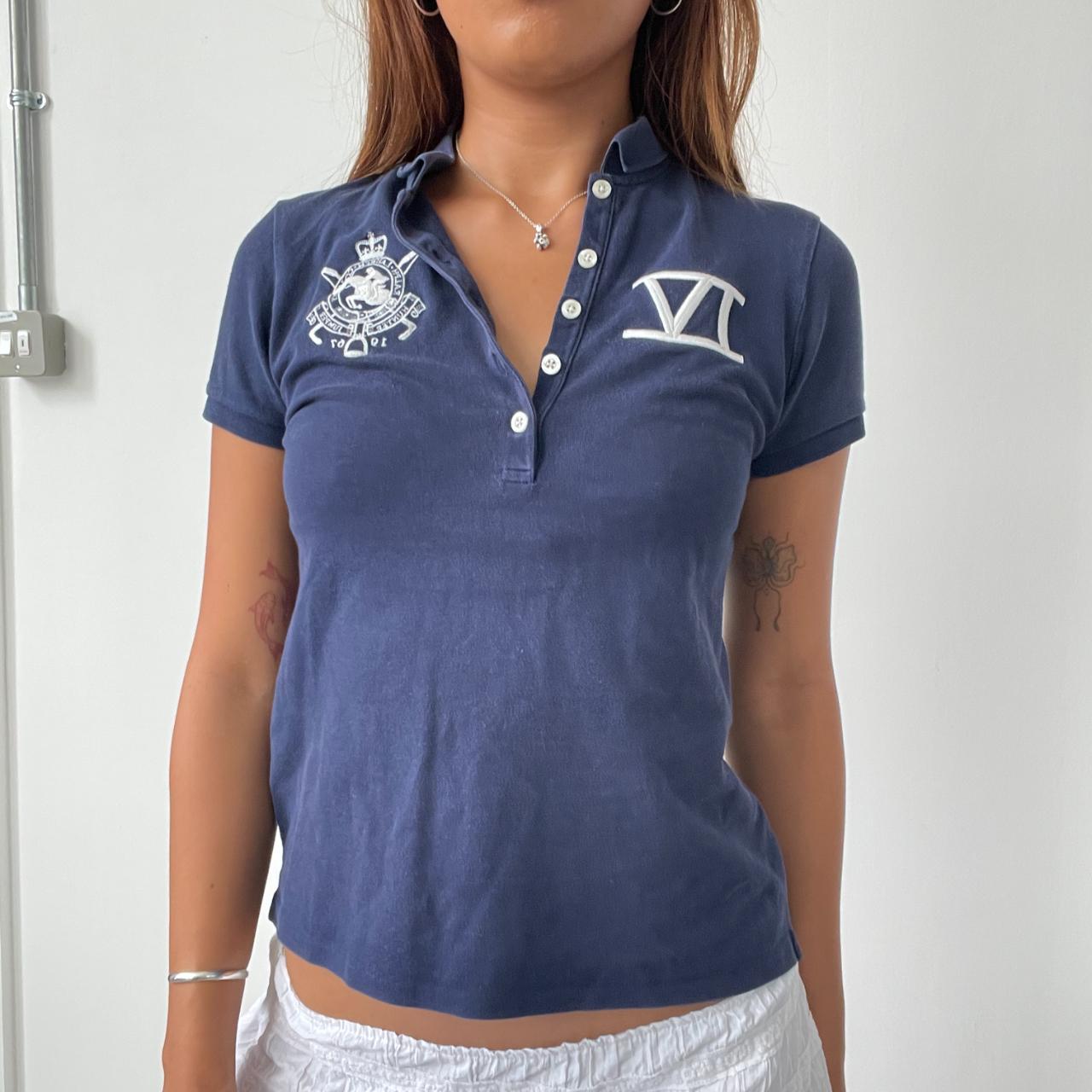 Vintage Navy Polo Top