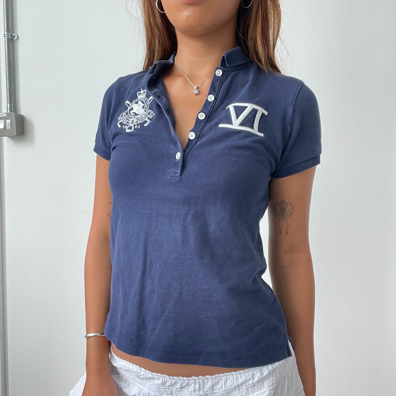 Vintage Navy Polo Top