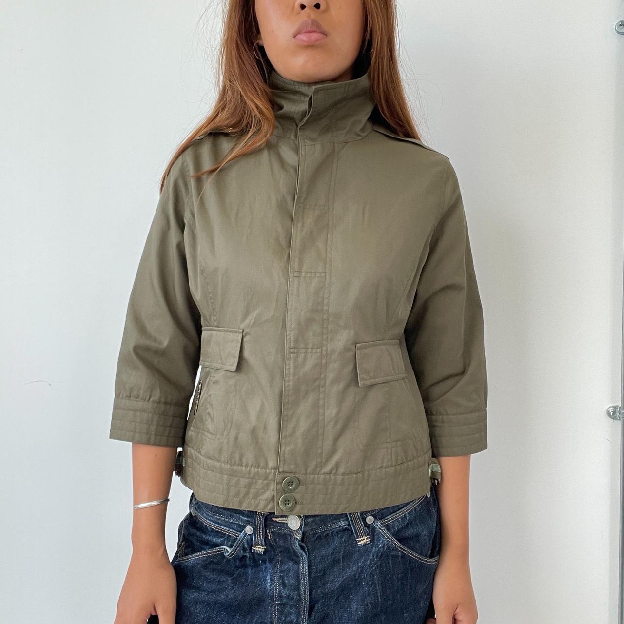 Vintage Green Button Jacket