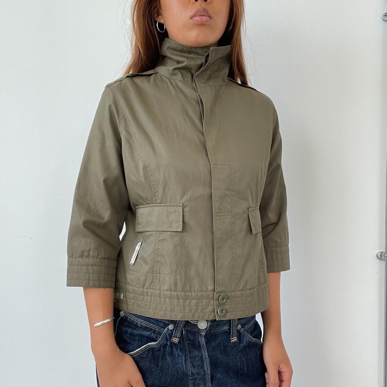 Vintage Green Button Jacket