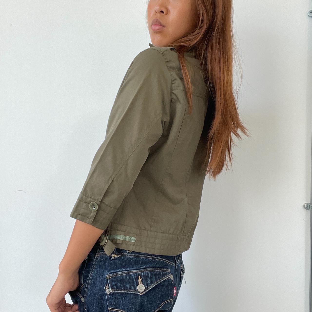 Vintage Green Button Jacket