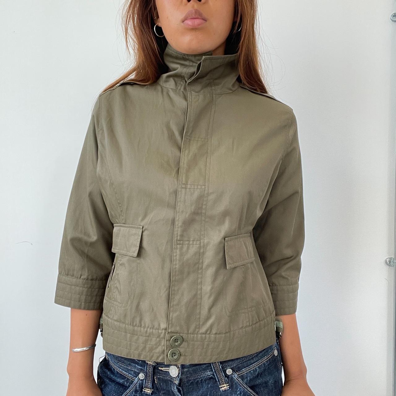 Vintage Green Button Jacket