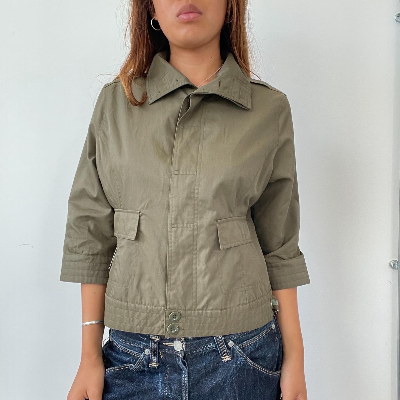 Vintage Green Button Jacket