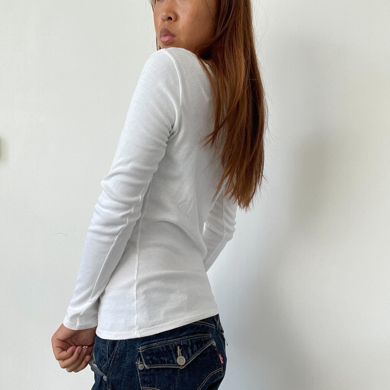 Vintage White Long Sleeve Top