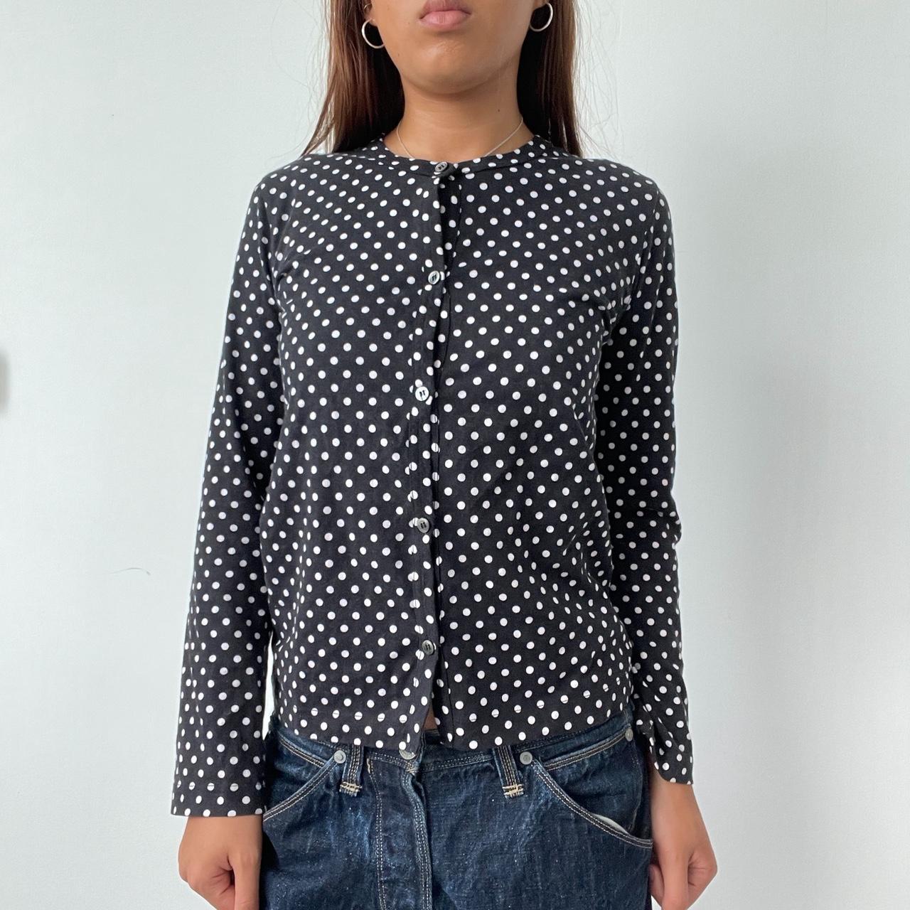 Vintage Polka dot H&M comme des garçons Cardigan