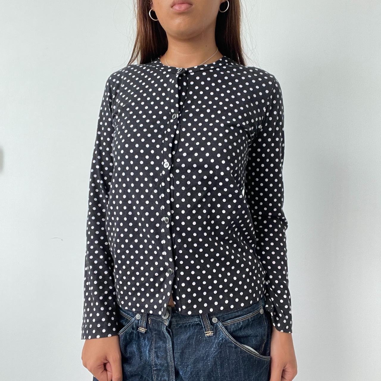 Vintage Polka dot H&M comme des garçons Cardigan
