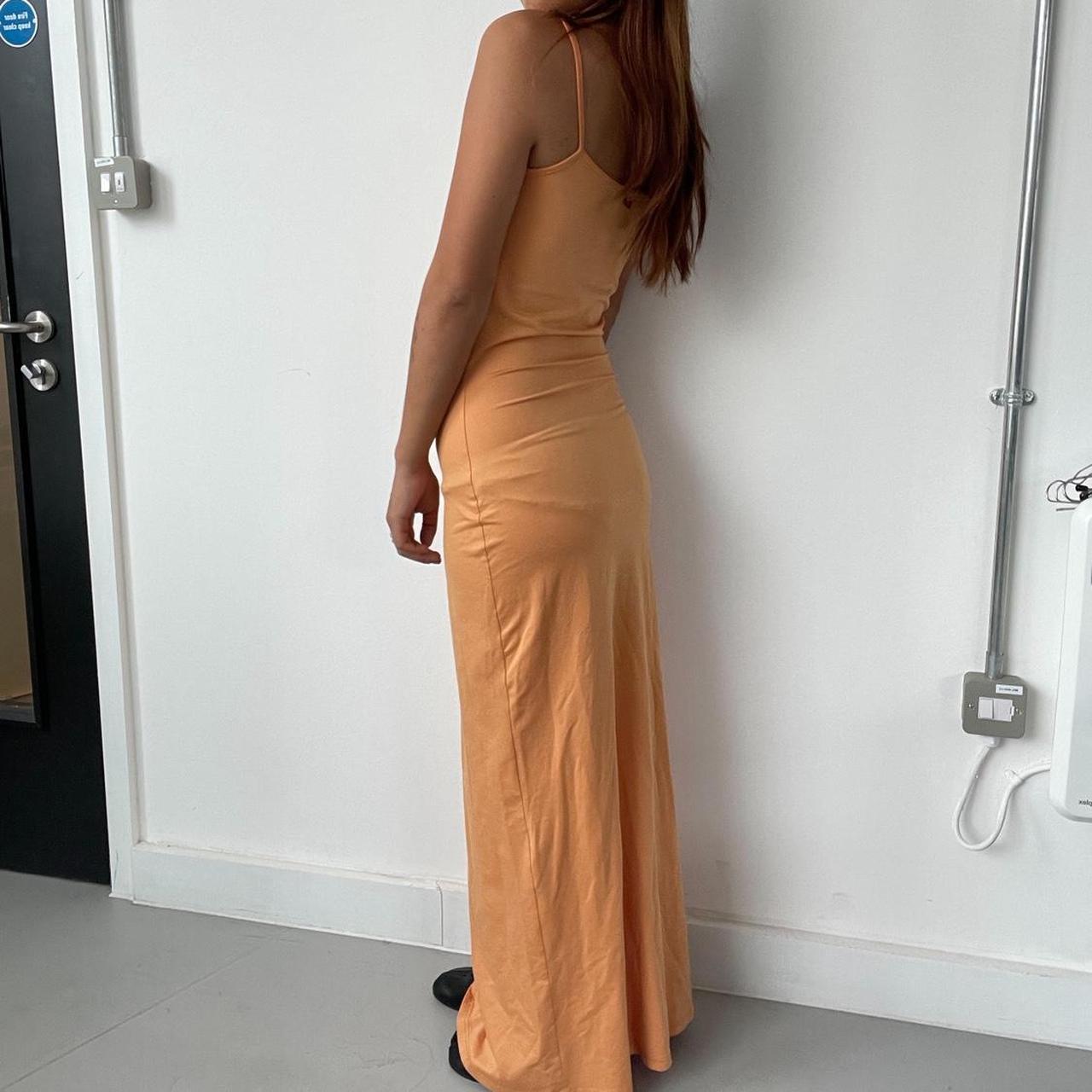 Vintage Orange Maxi Dress