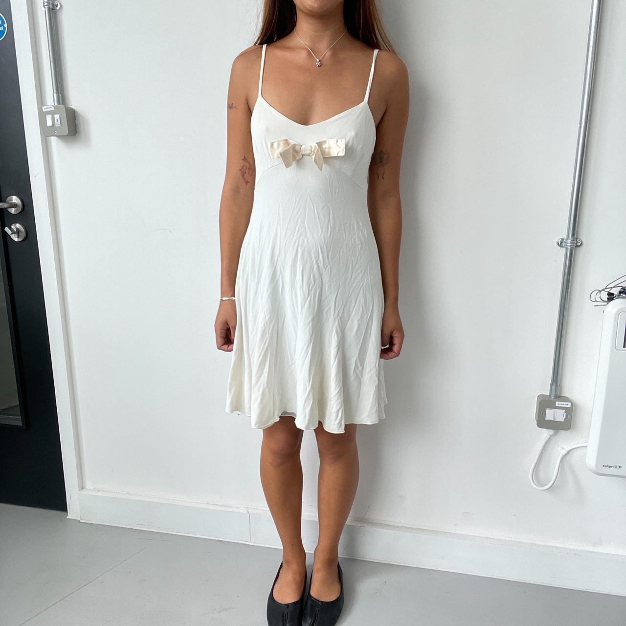 Vintage Blumarine Cream Dress – Vivien's Vintage Vintage Blumarine Cream Dress – Vivien's Vintage