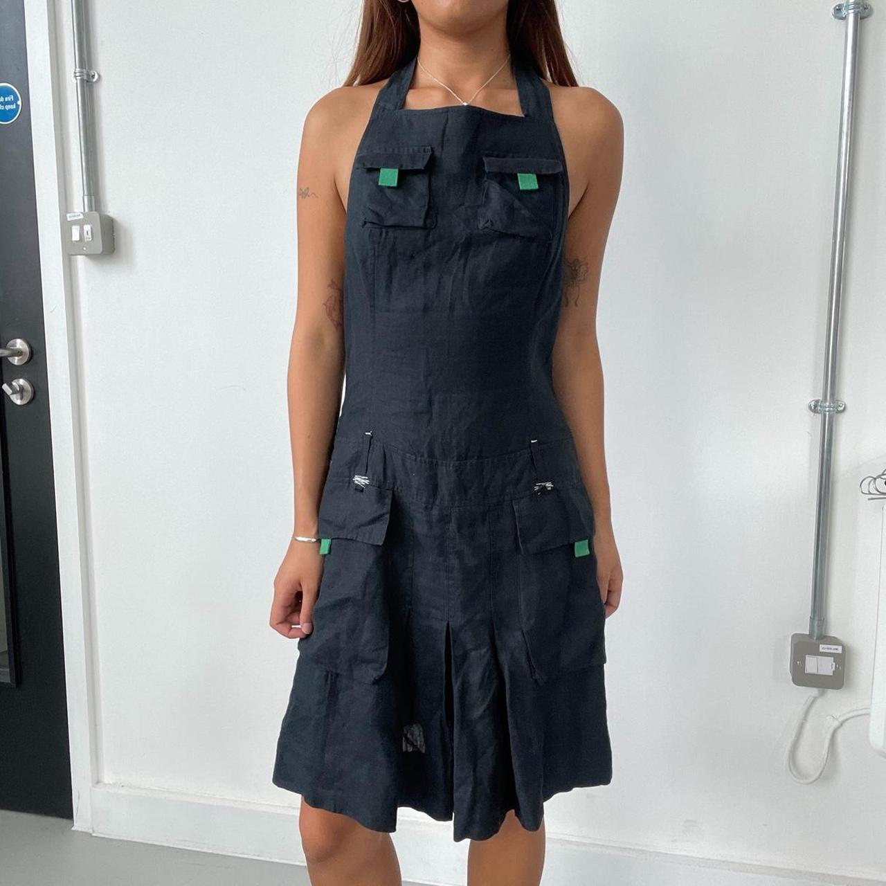 Black Cop Copine Midi Dress